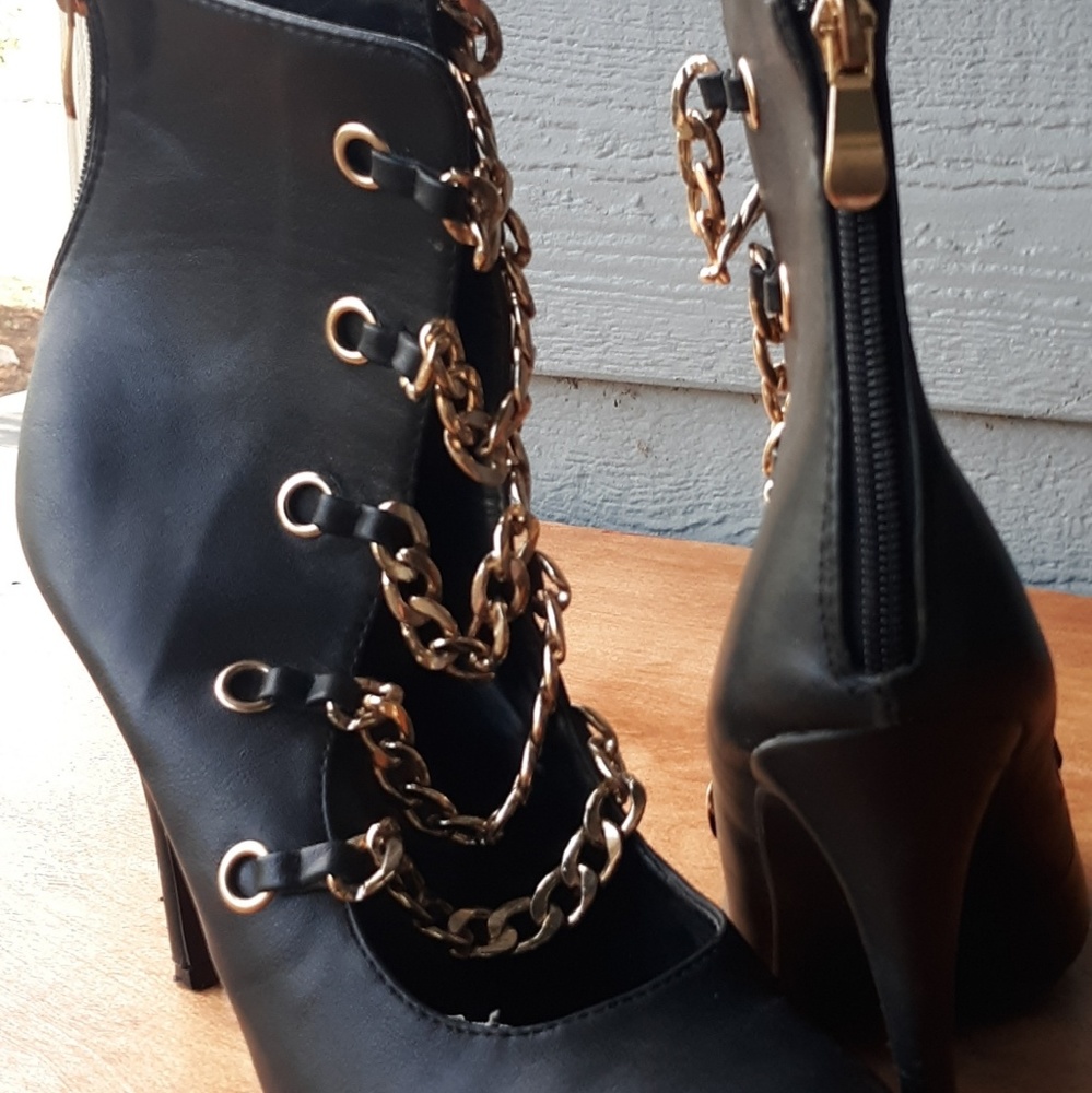 Black stilettos